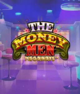 Dive into the exciting world of The Money Men Megaways slot by Pragmatic Play, highlighting a striking logo with shining stars on a stylish casino setting. This image conveys the glamour and excitement of casino gaming with its eye-catching design and colorful ambiance. Great for slot game lovers looking for a taste of Vegas. 